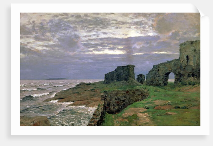 Remains of Bygone Days, Twilight, Finland, 1897 by Isaak Ilyich Levitan