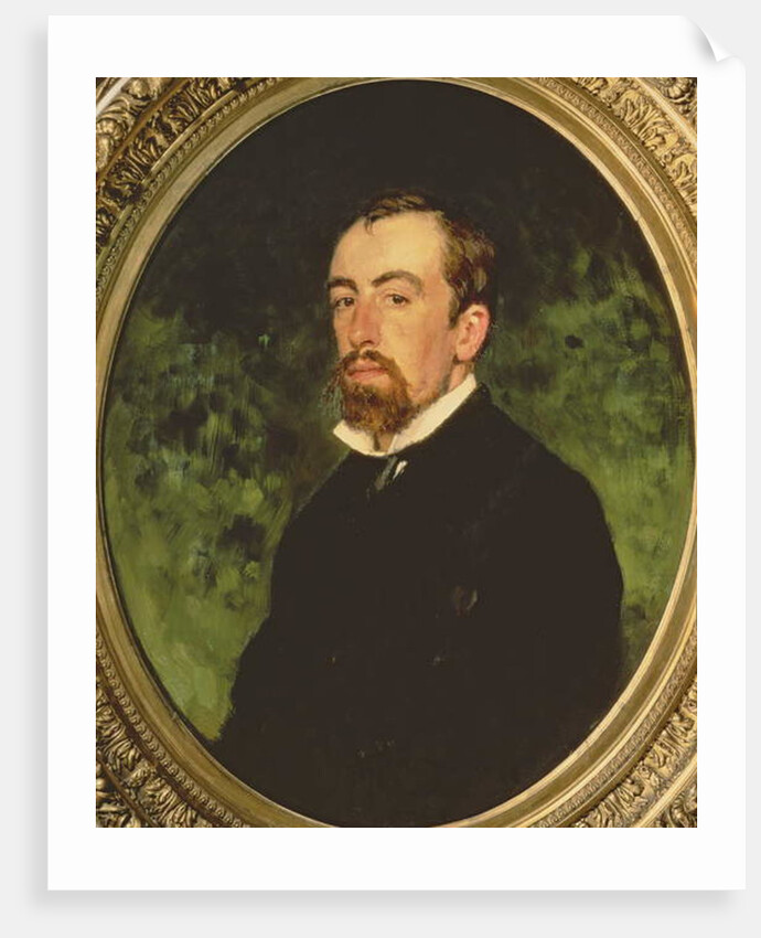 Portrait of Vasiliy Polenov, 1877 by Ilya Efimovich Repin