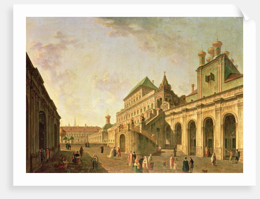 The Boyar's Ground in the Moscow Kremlin, 1801 by Fedor Yakovlevich Alekseev