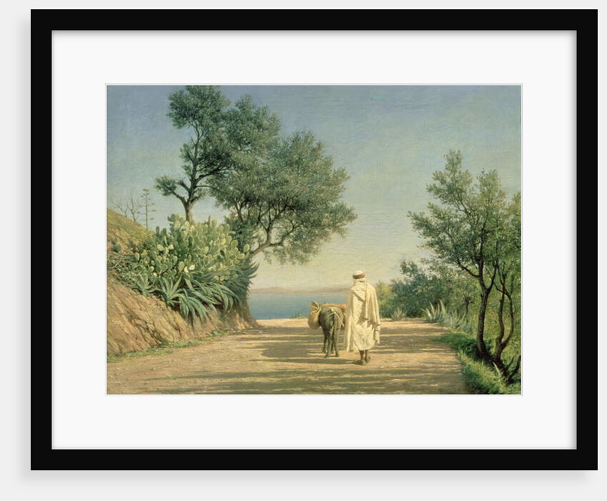 The Road to the Sea, Algeria, 1883 by Pavel Aleksandrovich Bryullov