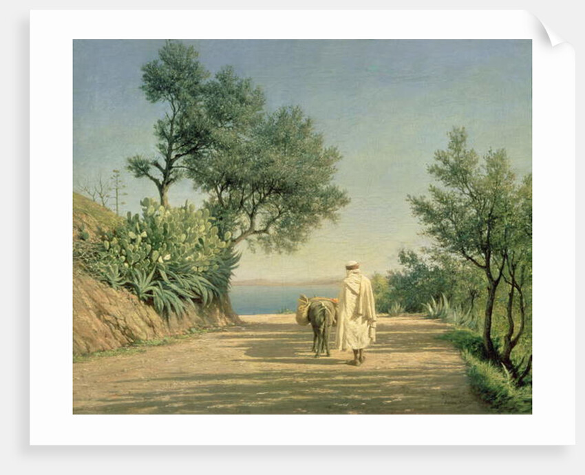 The Road to the Sea, Algeria, 1883 by Pavel Aleksandrovich Bryullov
