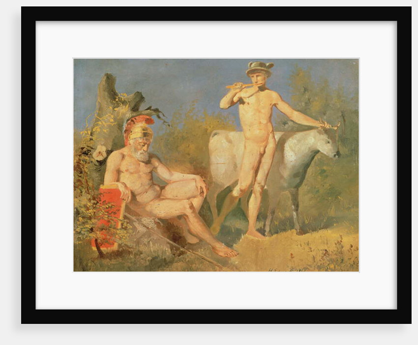 Mercury and Argus, 1862 by Nikolai Efimovich Efimov