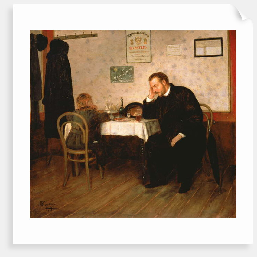 Orphaned, 1897 by Baron Mikhail Petrovich Klodt von Jurgensburg