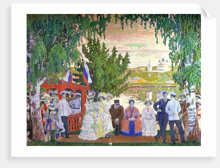 Festive Gathering, 1910 by Boris Mikhailovich Kustodiev