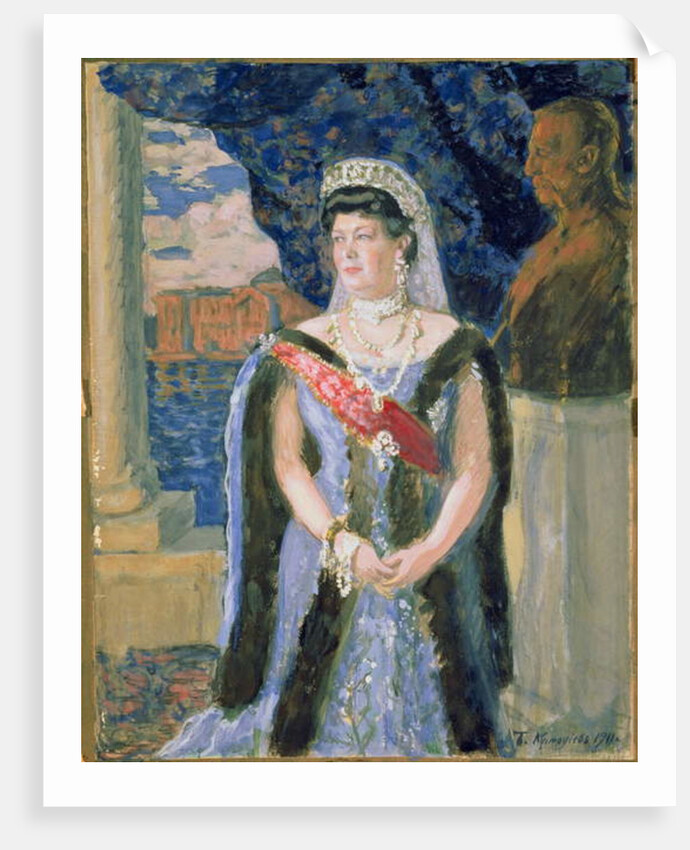 Portrait of the Grand Duchess Maria Pavlovna, 1911 by Boris Mikhailovich Kustodiev