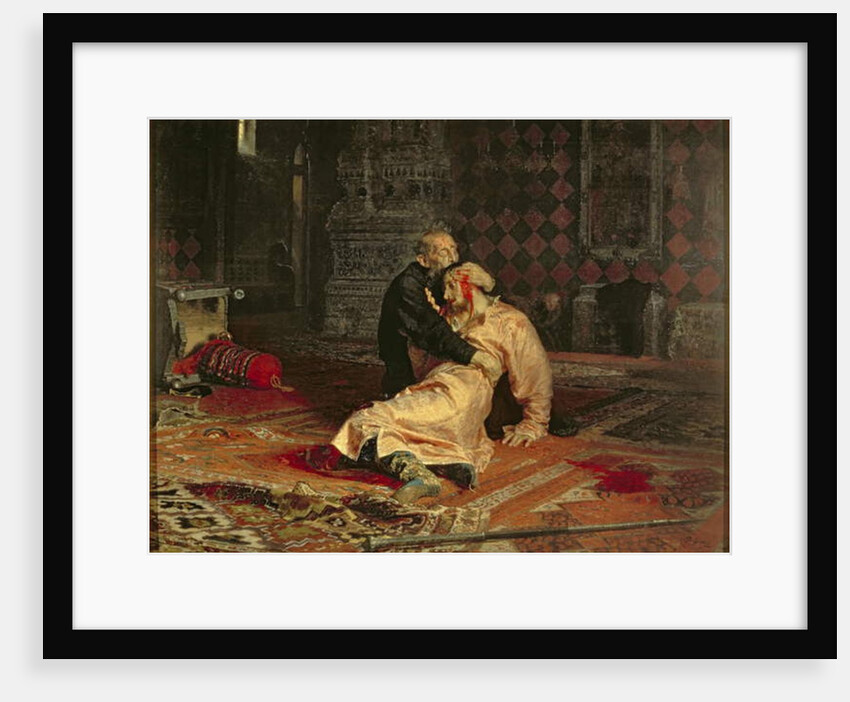 Ivan the Terrible and his Son on the 16th November, 1581, 1885 by Ilya Efimovich Repin