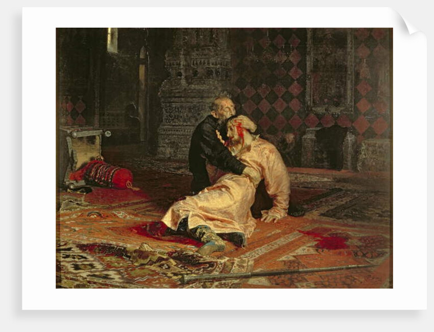Ivan the Terrible and his Son on the 16th November, 1581, 1885 by Ilya Efimovich Repin