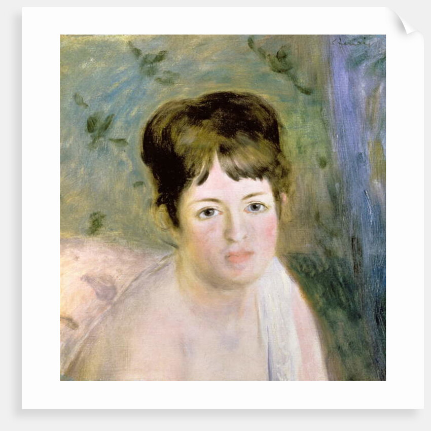 Woman's Head, c.1876 by Pierre Auguste Renoir