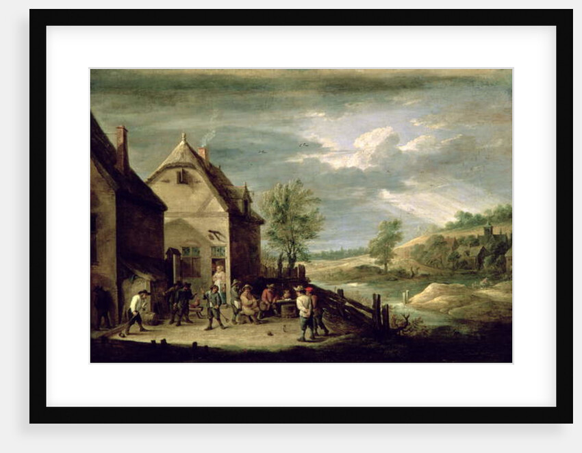 Peasants Playing Boules by David the Younger Teniers