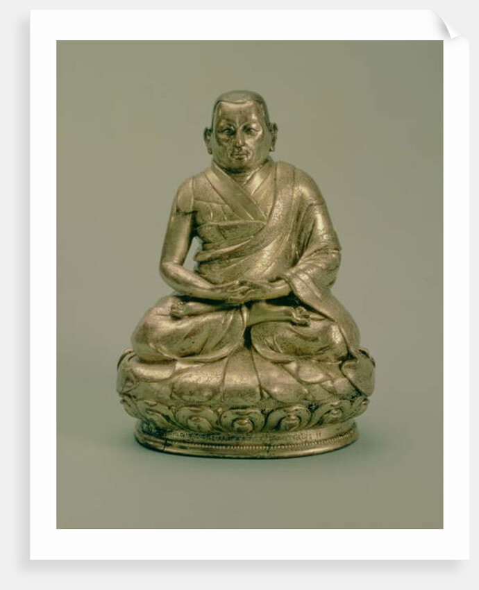 Sonam Gyatso, Third Dalai Lama, 16th-17th century by School Tibetan