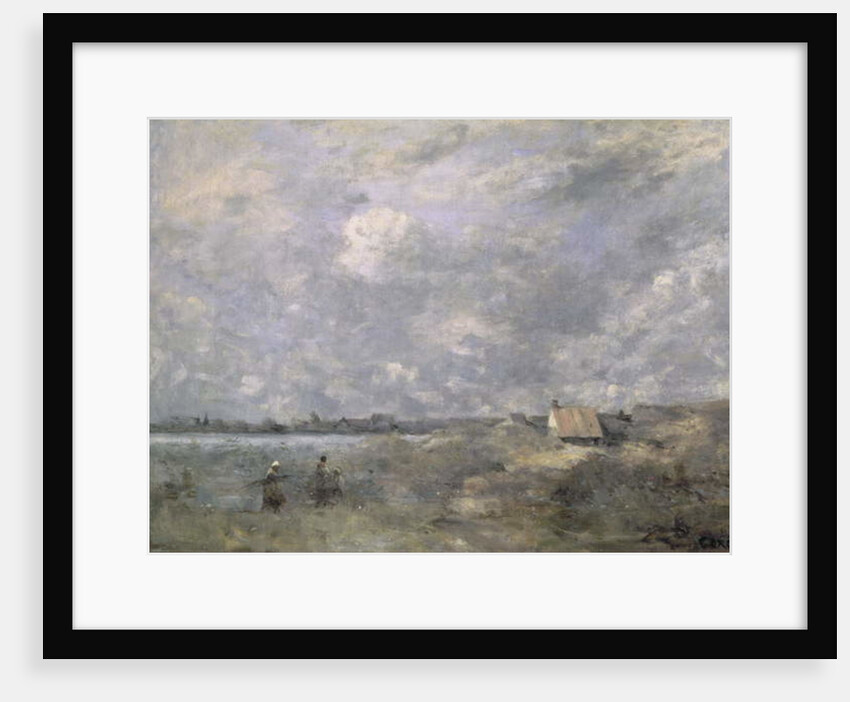 Stormy Weather, Pas de Calais, c.1870 by Jean Baptiste Camille Corot