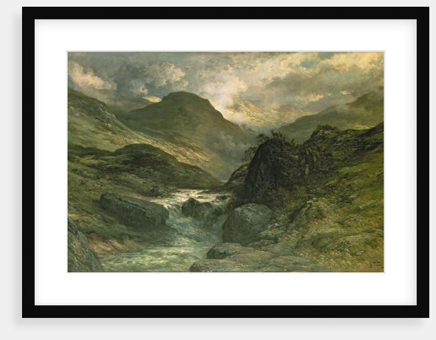 A Canyon, 1878 by Gustave Dore