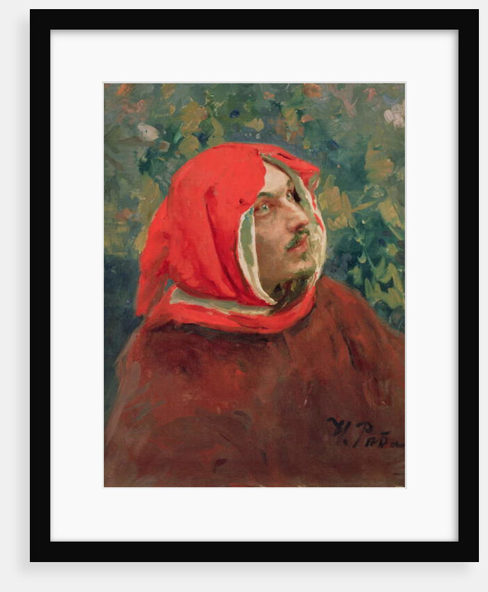 Portrait of Dante Alighieri by Ilya Efimovich Repin