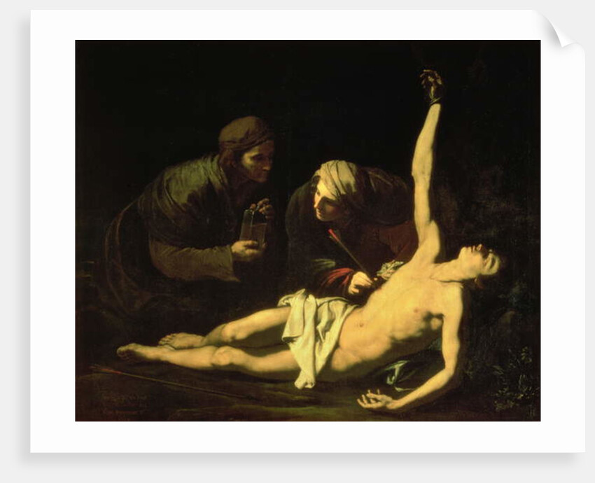 Saint Sebastian Attended by Saint Irene, 1628 by Jusepe de Ribera