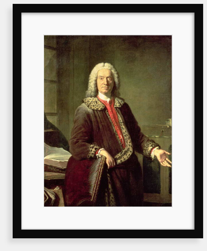 Portrait of Prosper Jolyot de Crebillon, 1746 by Jacques Andre Joseph Camelot Aved