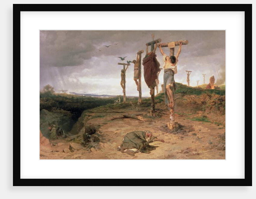The Damned Field, Execution place in the Roman Empire, 1878 by Fedor Andreevich Bronnikov