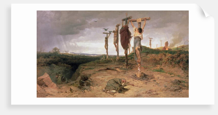 The Damned Field, Execution place in the Roman Empire, 1878 by Fedor Andreevich Bronnikov
