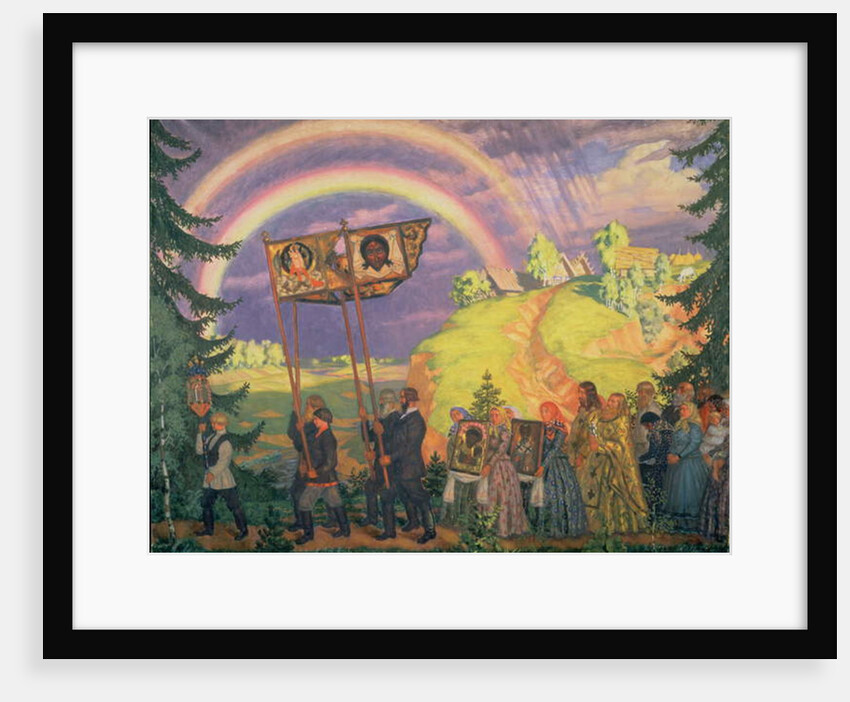 Easter Procession, 1915 by Boris Mikhailovich Kustodiev