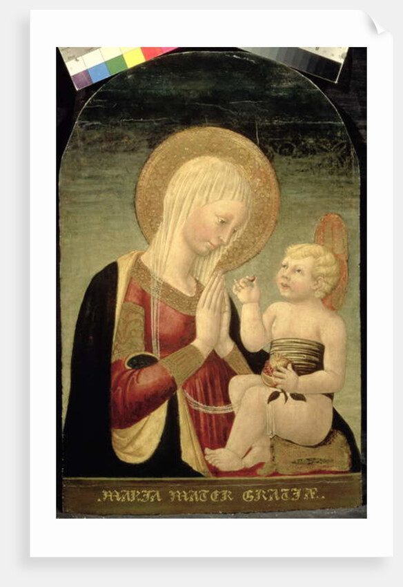 Madonna and Child with Pomegranate by Neri di Bicci