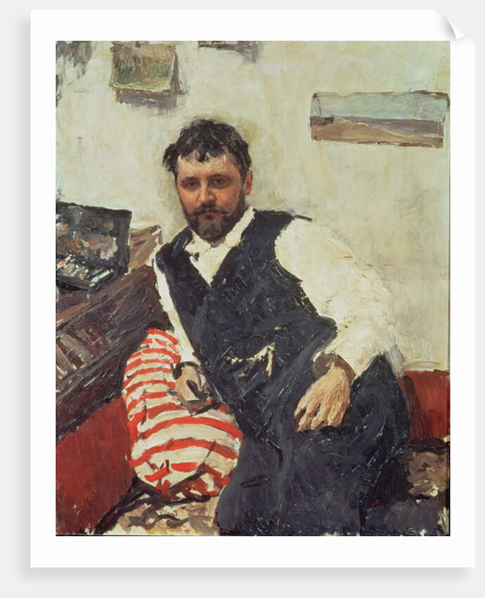 Portrait of Konstantin Korovin, 1891 by Valentin Aleksandrovich Serov