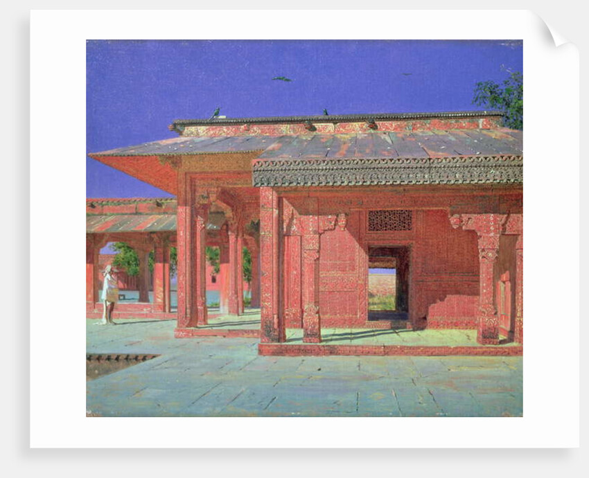 Yard in the Palace Harem, 1870s by Vasili Vasilievich Vereshchagin