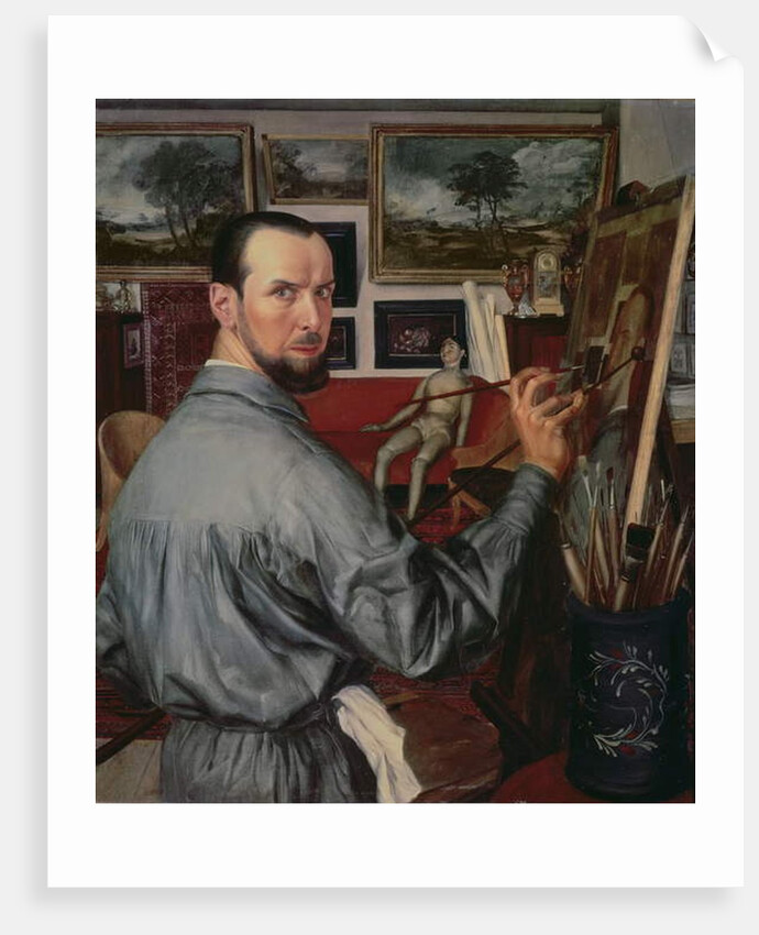 Self Portrait, 1917 by Alexander Yakovlev