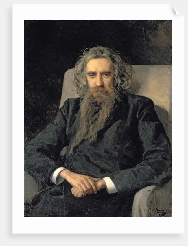 Portrait of Vladimir Sergeyevich Solovyov, 1895 by Nikolai Aleksandrovich Yaroshenko
