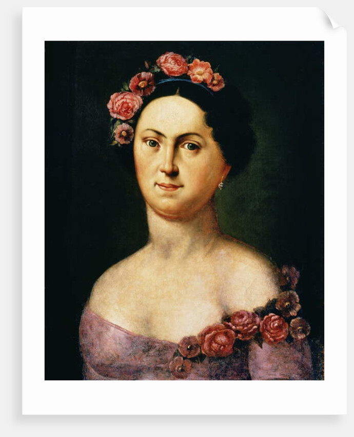 Portrait of Avdotia Istomina, 1830s by School Russian