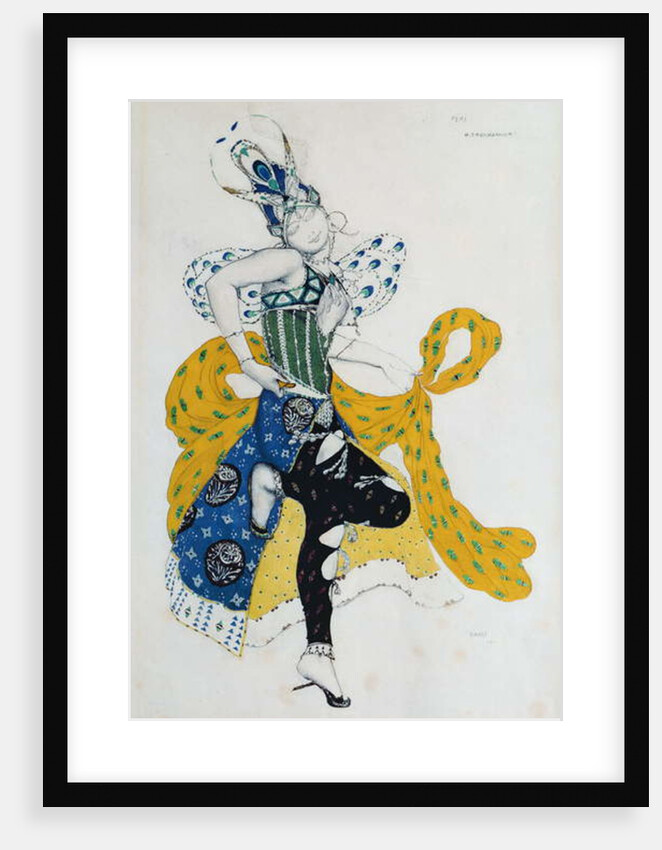 Sketch for the ballet 'La Peri', by Paul Dukas, 1911 by Leon Bakst