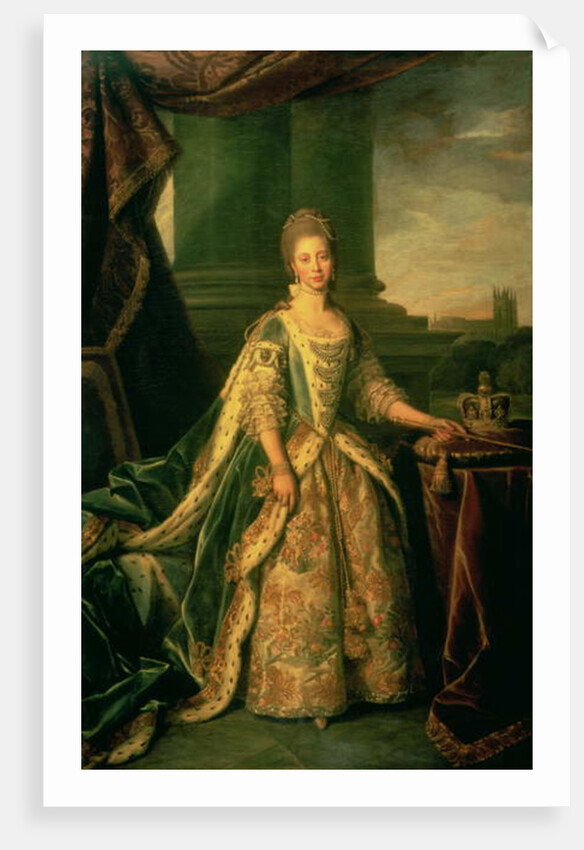 Portrait of Sophie Charlotte by Nathaniel Dance