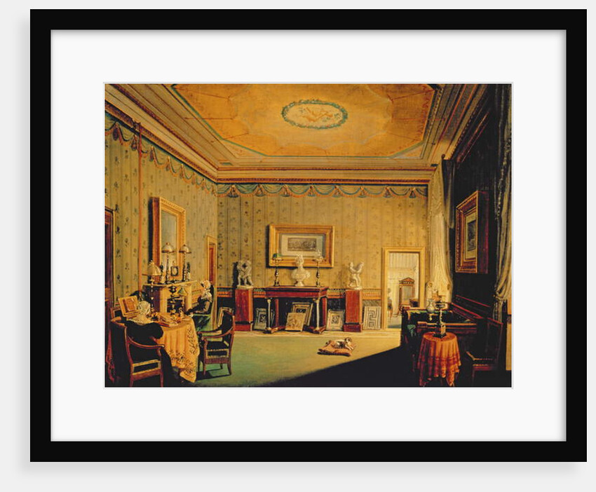 Salon in the Barbierrini House, 1830-40s by Francesco Diofebi