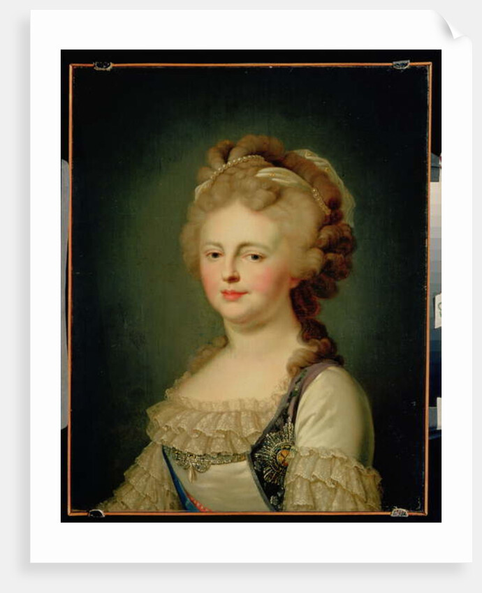 Portrait of Empress Maria Fyodorovna by Johann Baptist Edler von Lampi