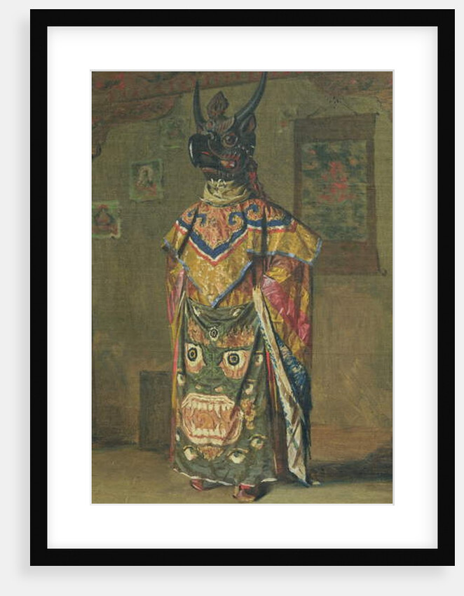 Buddhist Lama during the Holiday in the Pemionchi Cloister, 1874-76 by Vasili Vasilievich Vereshchagin