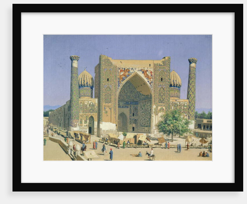 Medrasah Shir-Dhor at Registan place in Samarkand, 1869-70 by Vasili Vasilievich Vereshchagin