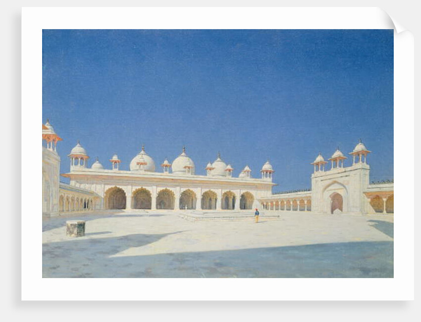 Moti Masjid, Agra, 1874-76 by Vasili Vasilievich Vereshchagin