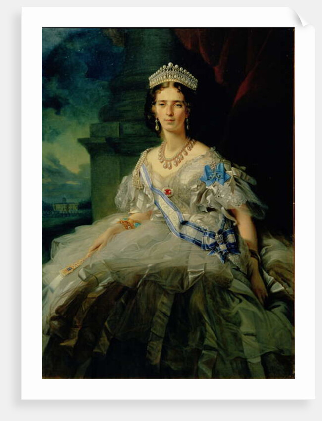 Portrait of Princess Tatiana Alexanrovna Yusupova, 1858 by Franz Xaver Winterhalter