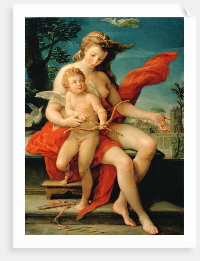 Venus and Cupid, 1785 by Pompeo Girolamo Batoni