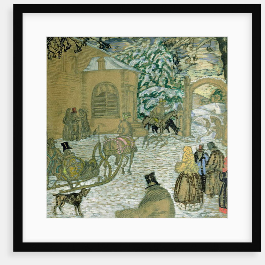 Illustraton for 'Dubrovsky', by Alexander Pushkin, 1912 by Boris Dmitrievich Grigoriev