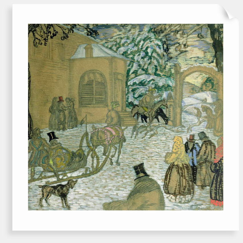 Illustraton for 'Dubrovsky', by Alexander Pushkin, 1912 by Boris Dmitrievich Grigoriev