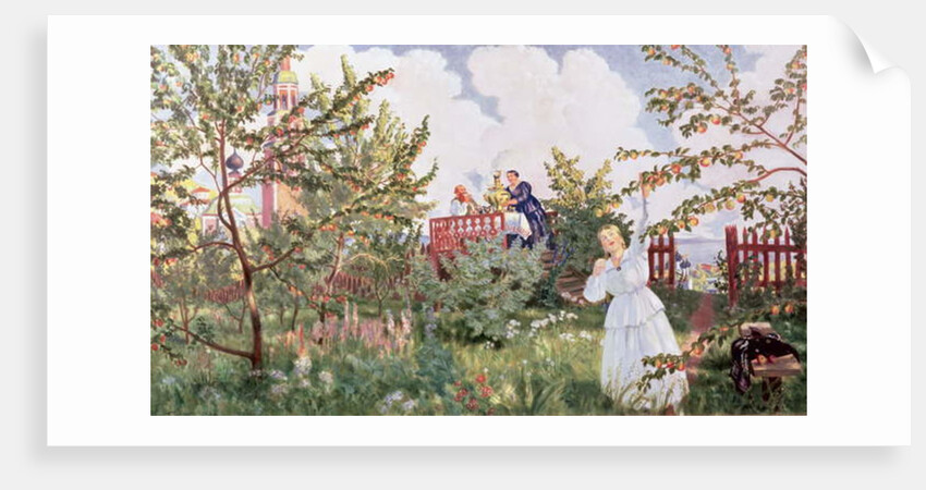 The Orchard, 1918 by Boris Mikhailovich Kustodiev