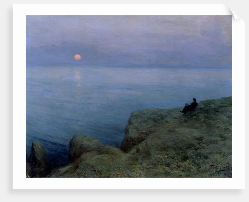 Alexander Pushkin at the Seashore, 1896 by Leonid Osipovic Pasternak
