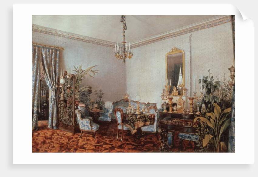 Varvara Obreskoff's Salon, 1848 by Luigi Premazzi