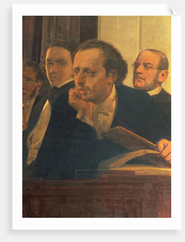 Michal Kleopas Oginski, Frederic Chopin and Stanislaw Moniuszko by Ilya Efimovich Repin