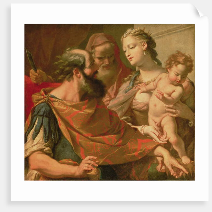 Moses Stepping on the Crown of Pharaoh by Sebastiano Ricci