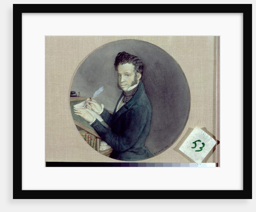 Alexander Pushkin at Work, 1899 by Konstantin Andreevic Somov