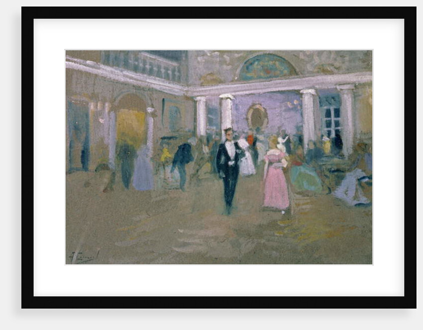 Ball at Larins, an illustration for 'Eugene Onegin', by Alexander Pushkin, 1911 by Alexei Steipanovitch Stepanov
