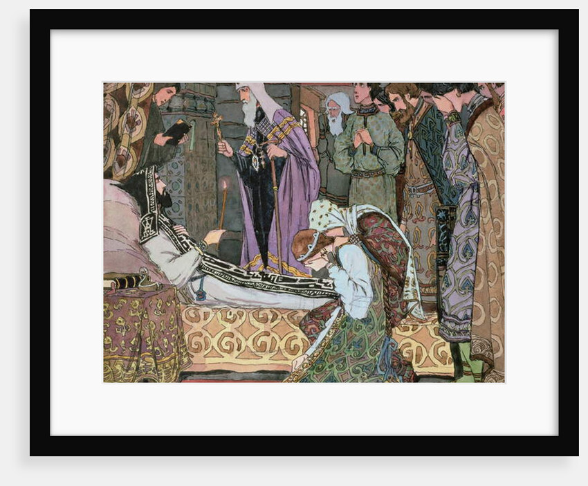 Deathbed of the Grand Duke Dmitry of Don, c.1910 by Vasili Vasil'evich Vladimirov