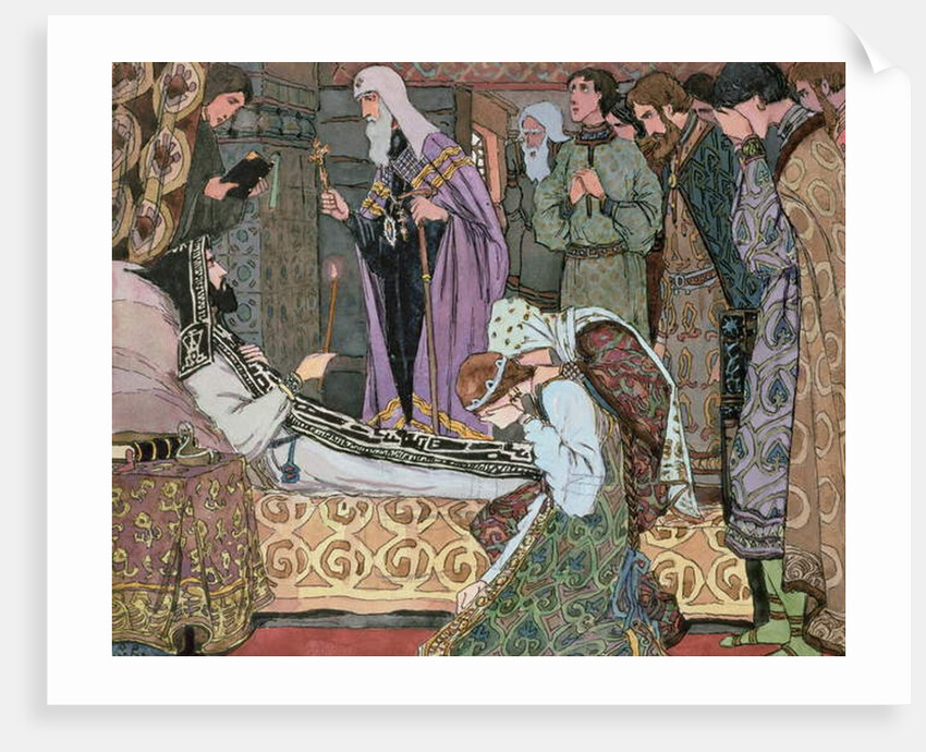 Deathbed of the Grand Duke Dmitry of Don, c.1910 by Vasili Vasil'evich Vladimirov