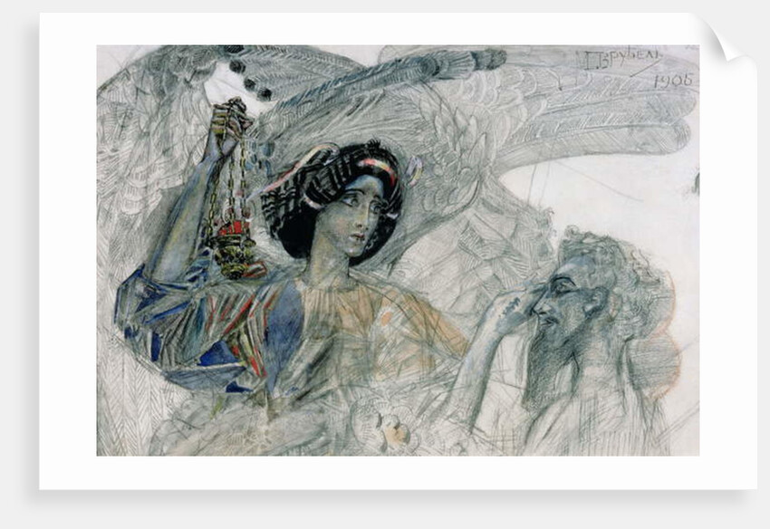The Six Winged Seraph by Mikhail Aleksandrovich Vrubel