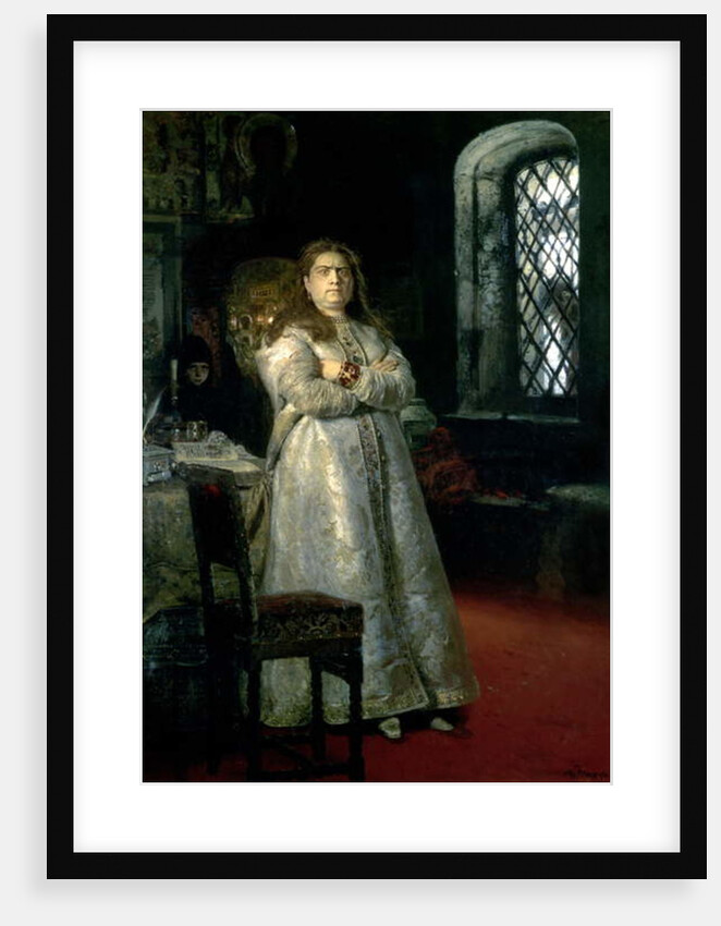 Tsarevna Sophia Alexeevna in the Novodevitchy Convent, 1879 by Ilya Efimovich Repin